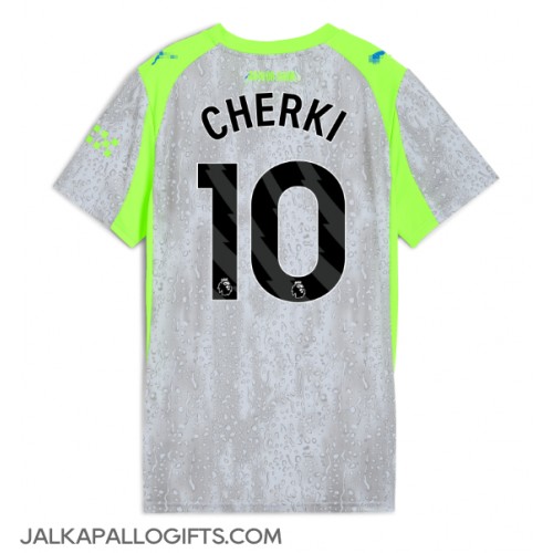 Manchester City Rayan Cherki #10 Kolmaspaita Naiset 2025-26 Lyhythihainen